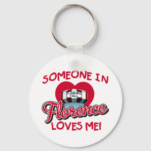 Chaveiro Alguém em Florença ama-me Keyring