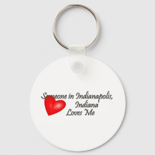 Chaveiro Alguém em Indianapolis ama-me