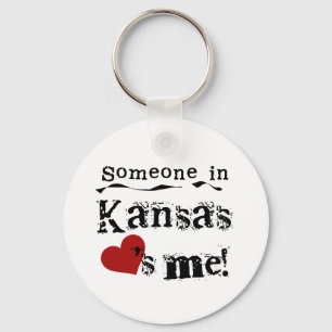 Chaveiro Alguém em Kansas ama-me