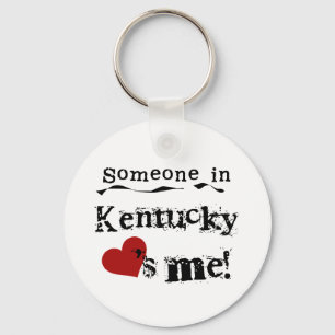 Chaveiro Alguém em Kentucky ama-me