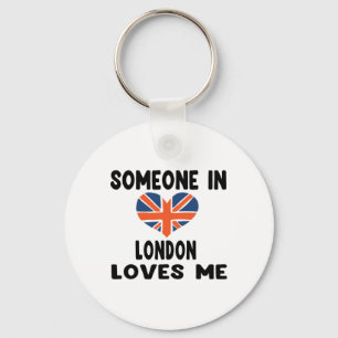 Chaveiro Alguém Em Londres Me Ama A Inglaterra Bandeira Bri