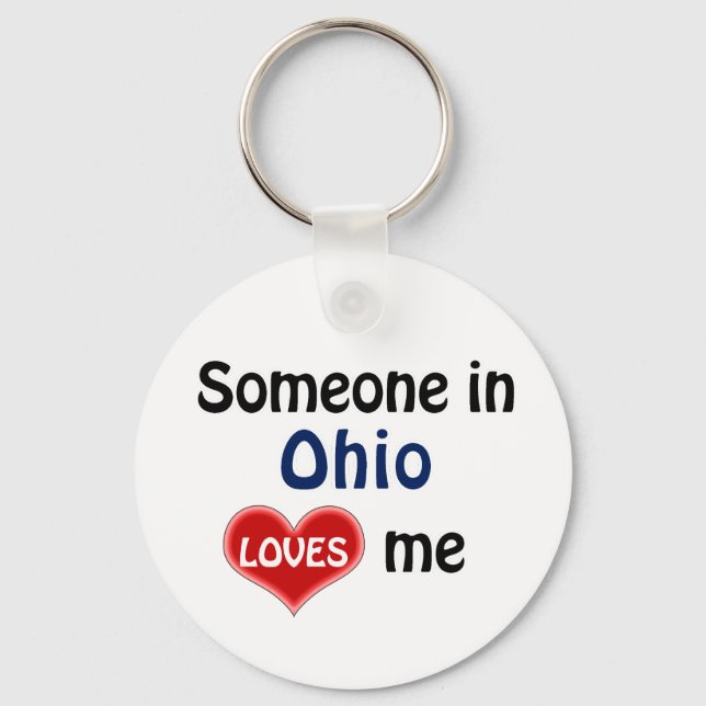 Chaveiro Alguém em Ohio me ama (Frente)