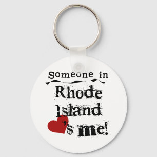 Chaveiro Alguém em Rhode - a ilha ama-me