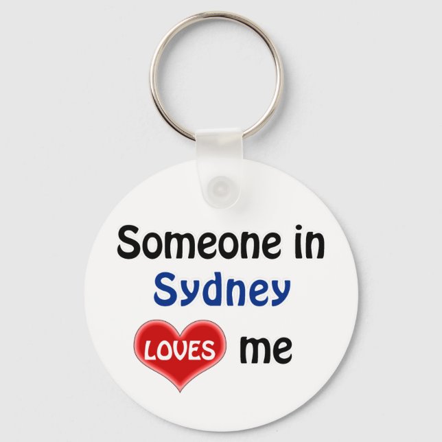 Chaveiro Alguém em Sydney me ama (Frente)