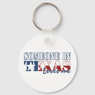 Chaveiro Alguém em Texas ama-me