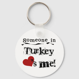 Chaveiro Alguém em Turquia ama-me