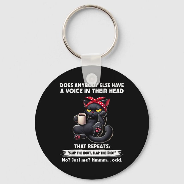 Chaveiro Alguém Mais Tem Voz Na Cabeça Que (Frente)