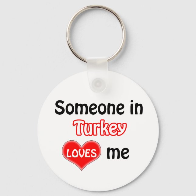 Chaveiro Alguém na Turquia me ama (Frente)