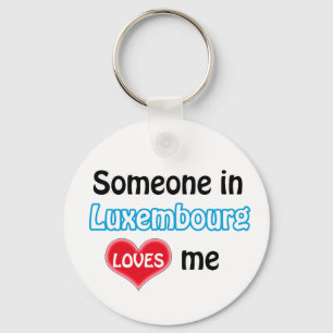 Chaveiro Alguém no Luxemburgo me ama