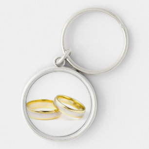 Chaveiro Alianças de casamento do amor do noivo da noiva do