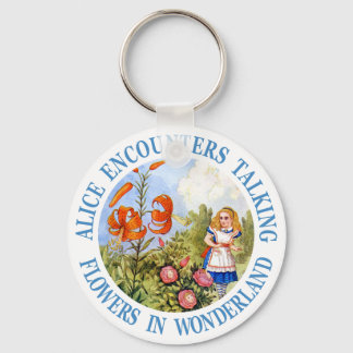 Chaveiro Alice Encontra Flor em Maravilha