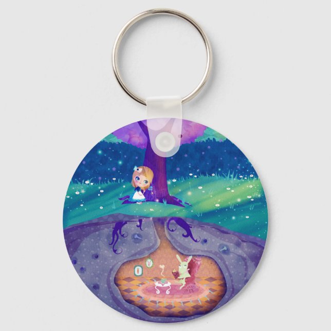 Chaveiro Alice no País das Maravilhas (Frente)