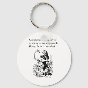 Chaveiro Alice no País das Maravilhas, "Seis Coisas Imposs