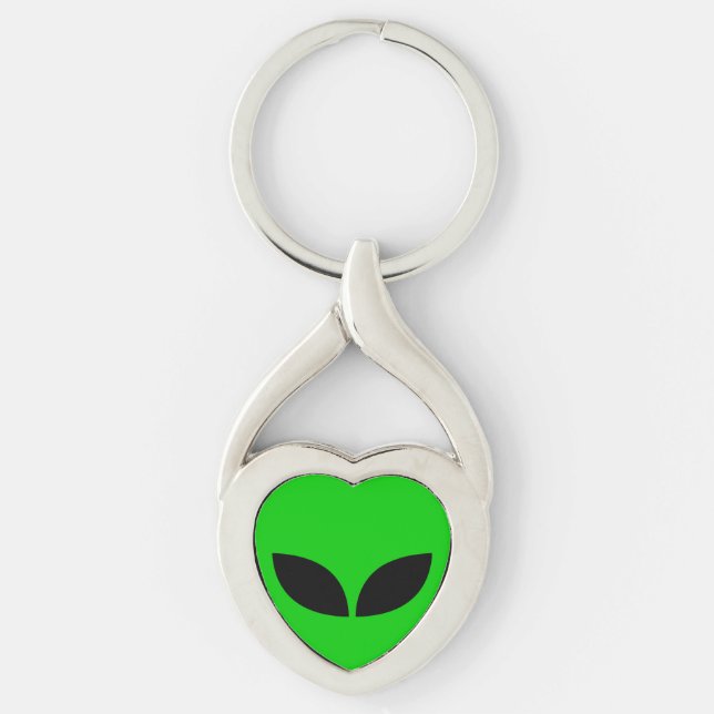 Chaveiro Alien Love Heart Paper Coaster (Frente)