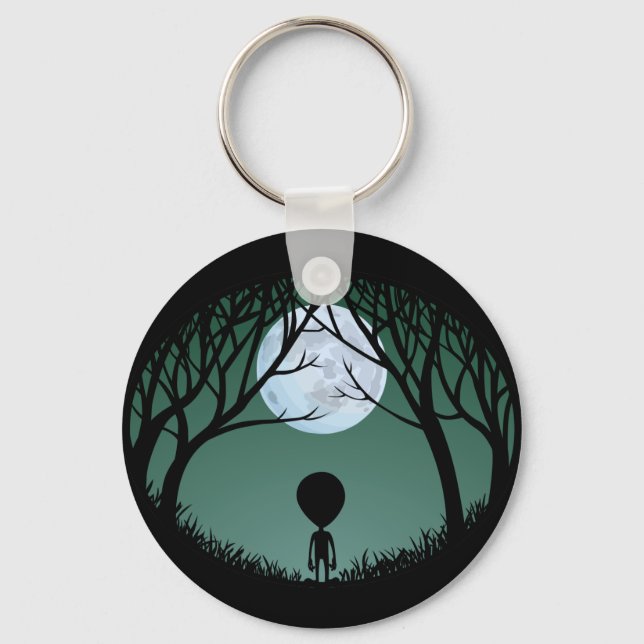 Chaveiro Alienígena Art Key Chain Gifes e Decores Extraterr (Frente)