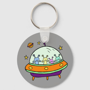 Chaveiro Aliens amigáveis