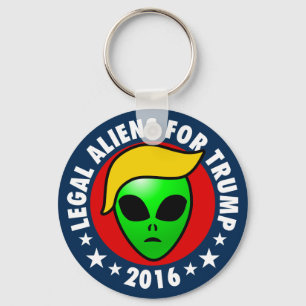 Chaveiro Aliens legais para o presidente de Donald Trump em
