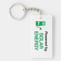 Alimentado por Energia Solar - Acrílico