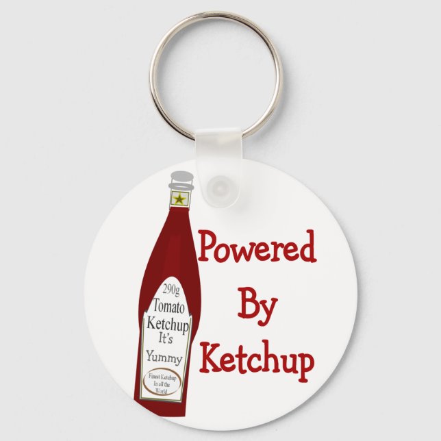 Chaveiro Alimentado Por Ketchup (Frente)