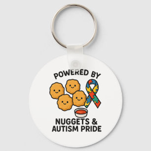 Chaveiro Alimentado Por Nuggets De Frango E Orgulho Do Auti