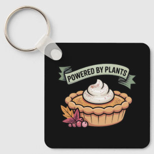 Chaveiro Alimentado por Plantas Pumpkin Pie Vegan Ação de G