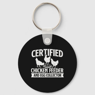 Chaveiro Alimentador de Frango Certificado e Coletor de Ovo