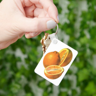 Chaveiro Alimentos Antigos, Laranjas Frescas Saudáveis Orgâ