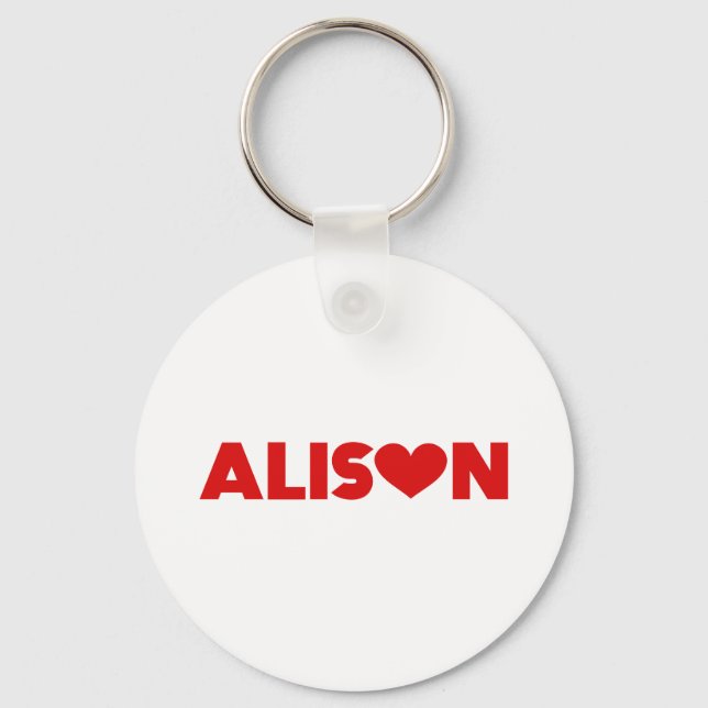 Chaveiro Alison Love (Frente)