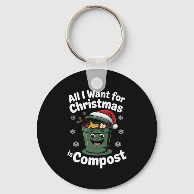 Chaveiro All I Want Comst Zero-waste Christmas Environmenta (Frente)