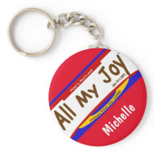 All My Joy Christian  Keychain (2.25")
