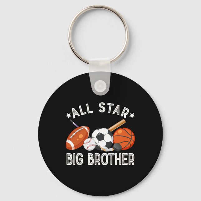 Chaveiro All Star Big Brother Of The Birthday Sketll Soccer (Frente)