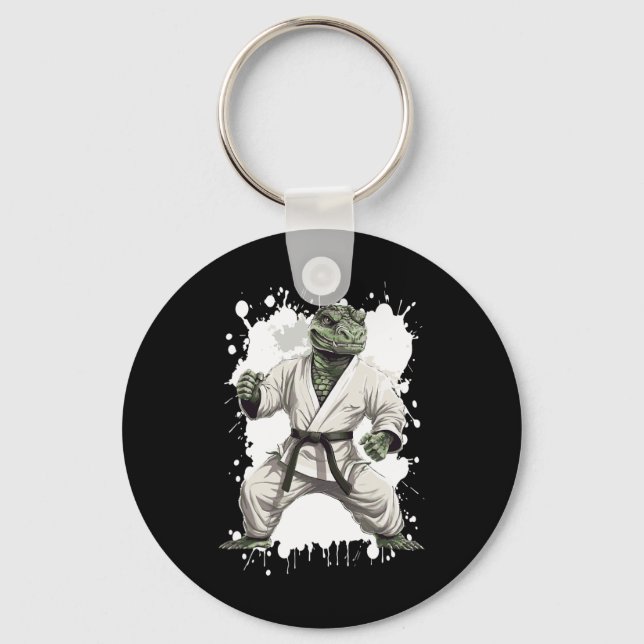 Chaveiro Alligator Karate Animal Fighter Judo (Frente)