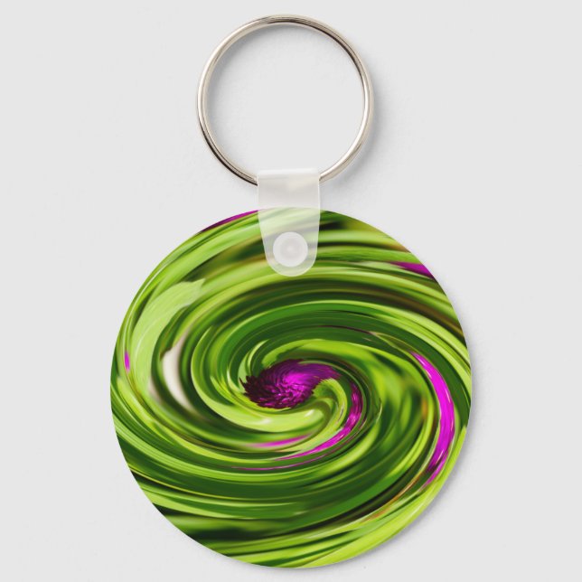Chaveiro Allium Abstrato (Frente)