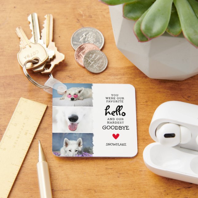 Chaveiro Alô Favorito, Cachorro de Perda de Pet Mais Duro (Mesa)