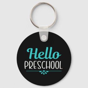 Chaveiro Alô Preschool Primeiro Dia de Professora