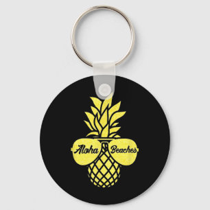 Chaveiro Aloha Beaches Ananás Amarelo Presente no Havaí Pul