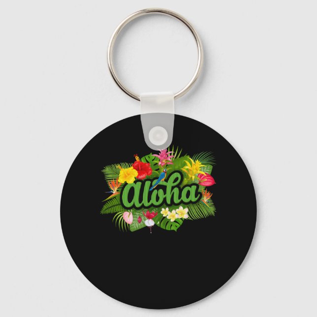 Chaveiro Aloha Hawaii Hawaii Island (Frente)
