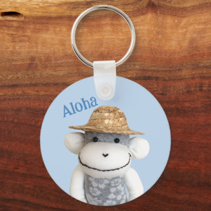 Chaveiro Aloha Sock Monkey(Boy)