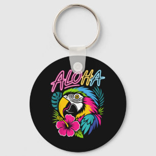 Chaveiro Aloha Trocal Papagaio Havaí Viagem Arara Hibisco