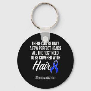 Chaveiro Alopecia Sensibilização Cabelo Perdido Guerreiro C