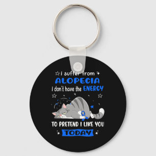 Chaveiro Alopecia Warrior I Sofre De Alopecia
