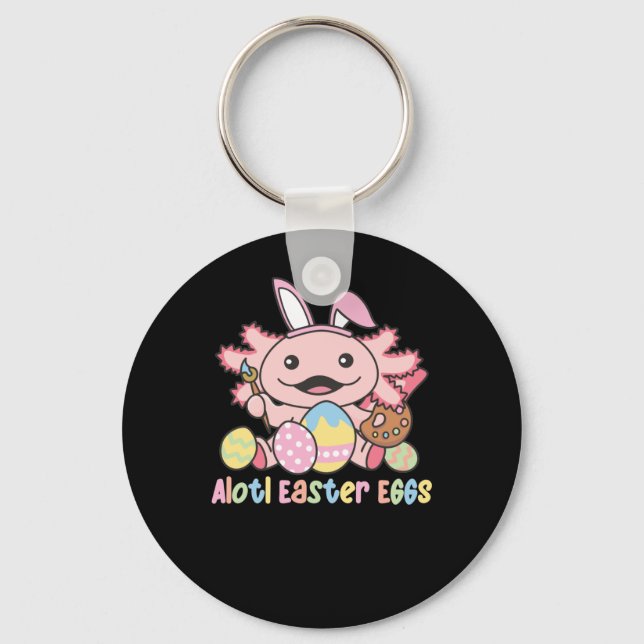 Chaveiro Alotl Ovos De Páscoa Páscoa Axolotl Com Candeeiro (Frente)
