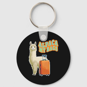 Chaveiro Alpaca Engraçado Minha Viagem Bygs Comissário de B