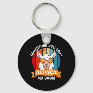 Chaveiro Alpaca Meus Gs Divertido Montanhista Fã de Montanh