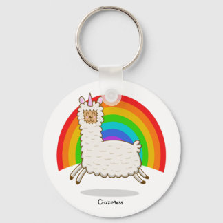 Chaveiro Alpacorn Rainbow