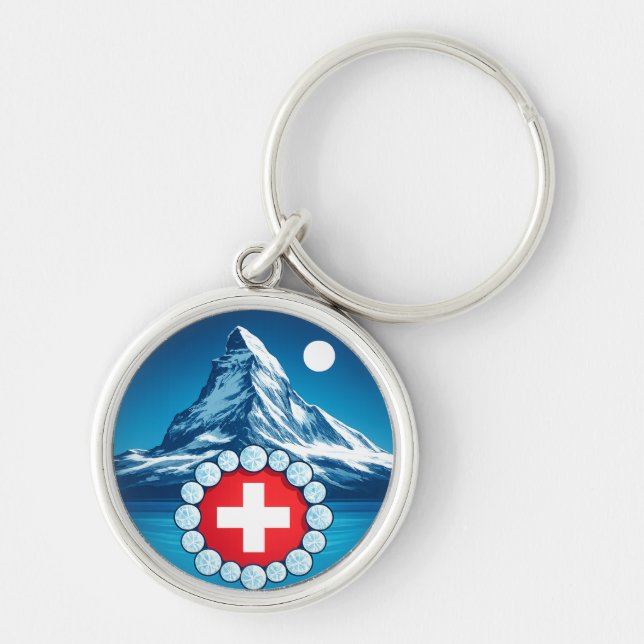 Chaveiro Alpes Suíços - Matterhorn (Frente)