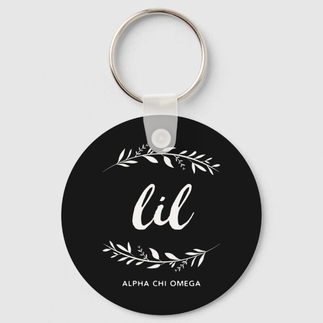 Chaveiro Alpha Chi Omega | Lil Wreath (Frente)