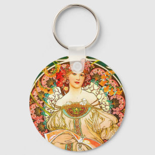 Chaveiro Alphonse Mucha Art Nouveau Daydre