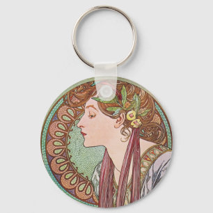 Chaveiro Alphonse Mucha Goddess Art