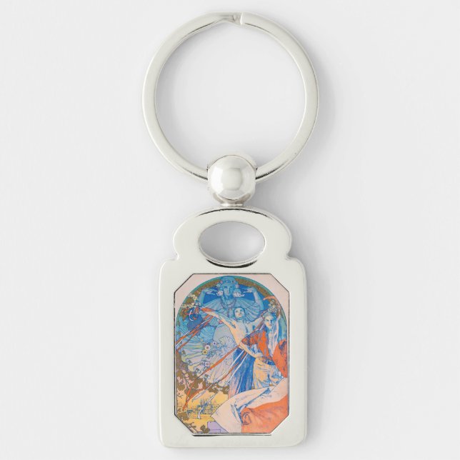 Chaveiro Alphonse Mucha para o Festival de Sokol (1926) (Frente)